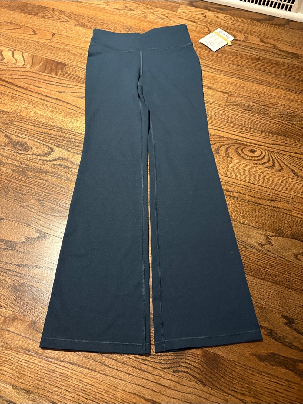 Athleta girl high rise chit chat flare legging forest green